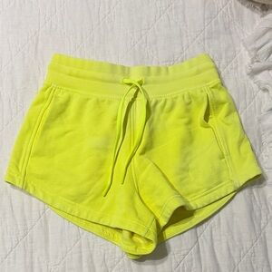 Lululemon Neon Yellow Women's Shorts